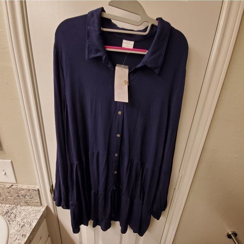 NEW Directions super soft‎ peplum top plus size 2X